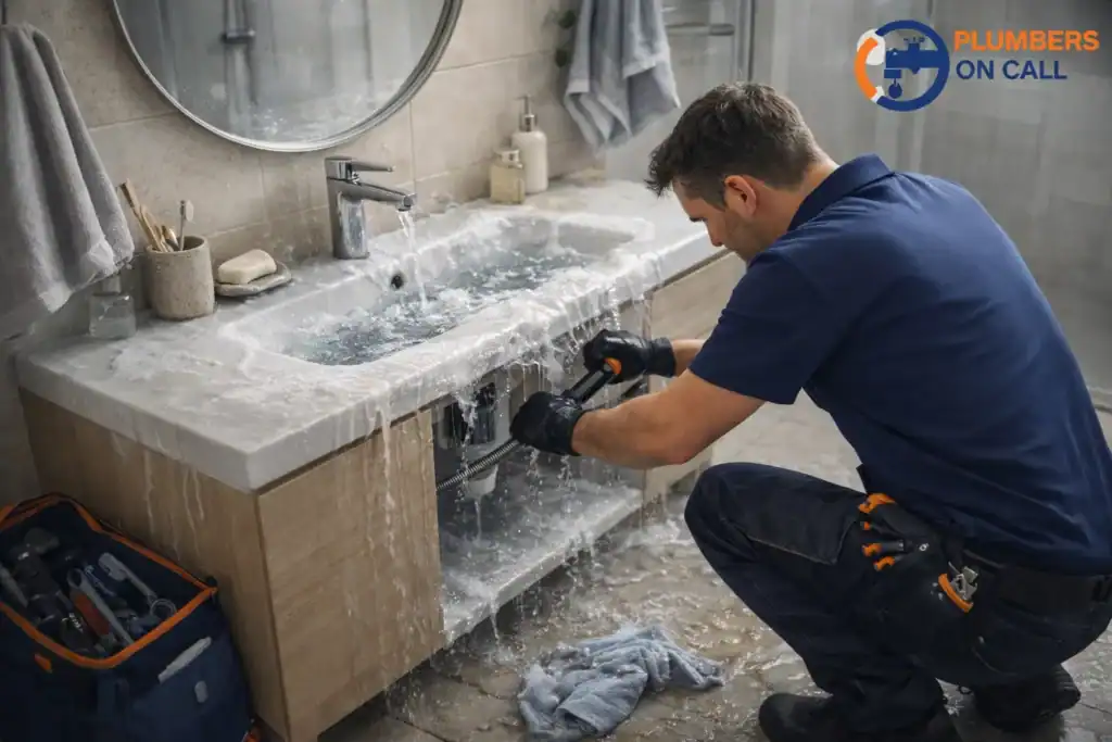Overflowing Bathroom Sink Emergency